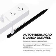 WB Caneta Pencil Para Apple iPad com Palm Rejection e Ponta de Alta Precisão 1.0mm Preta - (Não compatível com iPads lançados antes de 2018) - imagem 5