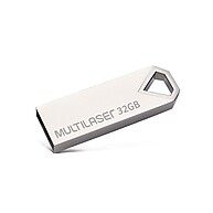 Pendrive 32GB Multilaser Diamond: Armazene Seus Dados com Estilo! - imagem 1