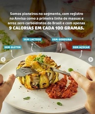 Kit 3 Konjac Massa Longa: Fettuccine, Lasanha, Penne - imagem 5