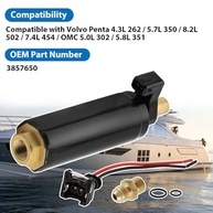 Bomba de Combustível Elétrica Alta Pressão Volvo Penta OMC 4.3L-7.4L (1992-2006) | Substitui 3857650 - imagem 4