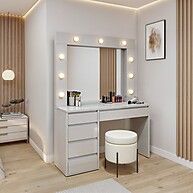 Penteadeira Camarim Off White: Seu Cantinho de Beleza - imagem 1