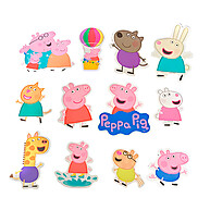 Peppa Pig: 12 Mini Personagens para Festas! - imagem 1