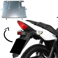 Suporte Protetor de Placa para Moto Pequena - Aço Resistente 18,7x13,6cm - imagem 4