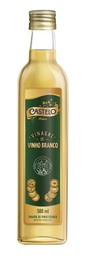 Castelo Alimentos, Vinagre de Vinho Branco Castelo, 500ml, Pequeno - imagem 1