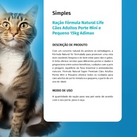Fórmula Natural Life: Ração Premium para Cães Mini e Pequeno - imagem 2