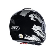 Capacete Moto Infantil Fly Young Paint Preto e Prata: Segurança e Estilo para Pequenos Aventureiros! - imagem 5
