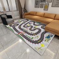 Tapete Infantil de Carro: Aventura Urbana para Pequenos Pilotos | 79x119cm - imagem 4