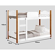 Beliche Infantil Encanto: Solução Inteligente para Quartos Pequenos - imagem 2