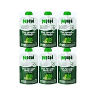 Kit com 6 Pouchs de Papinha Orgânica de Pera, Espinafre e Abobrinha de 100g cada - Papapá - imagem 2