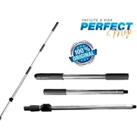 Kit Cabo 1,60m Mop Giratório Perfect Pro e Move Aço Inox + Base Suporte Flange 16cm - Limpeza Eficiente e Durável - imagem 3