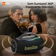 Basike RAD294: A Caixa de Som Boombox 100W Perfeita! - imagem 2