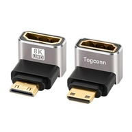 Mini Adaptador HDMI 90 Graus (2 Unidades) - Conexão L Perfeita para 8K e 4K - imagem 2