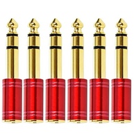 Kit 6 Adaptadores P2 para P10 Stereo: Conexão Perfeita para Seus Fones! - imagem 2