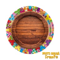 Pratos de Papel Junino Regina 18cm: Arraia Perfeita! - imagem 2