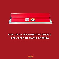Desempenadeira Inox 60cm para Massa Corrida Perfeita - imagem 2