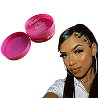 Cera Modeladora Rosa para Tranças e Baby Hair: Definição Perfeita - imagem 1