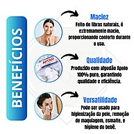 Kit Leite de Rosas + Algodão Apolo – Limpeza Facial Perfeita - imagem 1