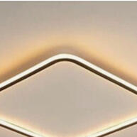 Plafon Quadrado Minimalista Preto – Design Moderno e Iluminação Perfeita - imagem 2