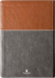 Bíblia de Estudo Introdutória NVI Couro-Soft Marrom/Cinza Chumbo - Leitura Perfeita - imagem 5
