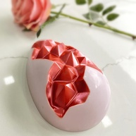 Forma Silicone Ovo Origami 350g: Páscoa Perfeita! - imagem 2