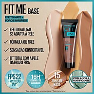 Maybelline Fit Me Matte: Base para Pele Perfeita - imagem 2