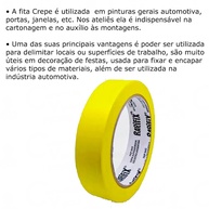 Fita Crepe Automotiva: Pintura Perfeita! - imagem 2