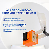 Rele Pisca Seta LED Moto: Instalação Fácil e Pisca Perfeita! - imagem 2