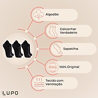 Meias Invisíveis Lupo: Conforto e Ajuste Perfeito! - imagem 2