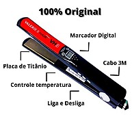 Prancha Chapinha Valeries Hair VH3060: Alisamento Perfeito! - imagem 2
