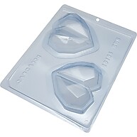 Forma de Silicone Coração Dois Amores: Chocolate Perfeito! - imagem 2