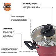 Cuscuzeira Antiaderente 16cm: Cuscuz Perfeito! - imagem 2