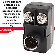 Conector Cachimbo Antena TV: Sinal Perfeito! - imagem 2