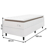 Cama Box Solteiro City: Conforto e Sono Perfeito! - imagem 2