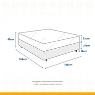Cama Box Casal com Molas Ensacadas: Sono Perfeito! - imagem 2