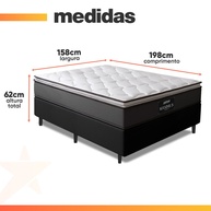 Cama Box Queen Maximus: Sono Perfeito! - imagem 2