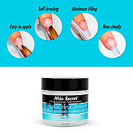 Pó Acrílico Transparente Mia Secrets: Alongamento de Unhas Perfeito - imagem 2