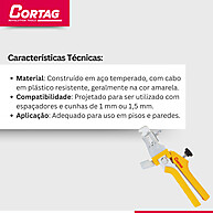 Alicate Nivelador de Piso Cortag: Instale Pisos Perfeitos! - imagem 2