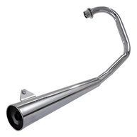 Escapamento Mini GP Cromo Forte para Honda CG Titan 125 (85-99) - Estilo e Performance Cromada - imagem 2