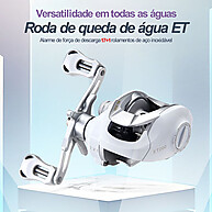 Vara de Carretilha JOYFOX 1,80M 100g 20-50lb – Alta Performance! - imagem 2