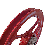 Polia Ventilada com Rolamentos e Pinhão Bikelete – Alta Performance - imagem 2
