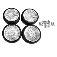 Rodas e Pneus 1/10 Prata: Performance e Durabilidade Superior para seu Carro RC - imagem 1