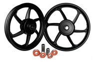 Jogo de Roda 6 Palitos para Honda Biz 125 e 110 com Rolamentos e Espaçadores - Estilo e Performance! - imagem 1
