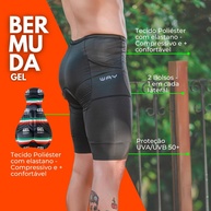 Bermuda Ciclismo Gel: Conforto e Performance! - imagem 2