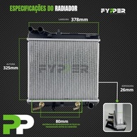 Radiador Honda Fit 1.4/1.5 16v (2003-2008) - Alta Performance e Encaixe Perfeito - imagem 3