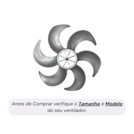 Hélice 30cm 6 Pás para Ventilador Mallory TS30 TS4 TS6 Eco - Alta Performance - imagem 4