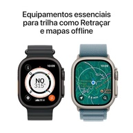 Apple Watch Ultra 3: Titânio Preto, GPS+Cellular e Loop Milanês - Aventura e Performance no Seu Pulso - imagem 5