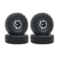 Pneus e Rodas Pretas para Carros RC 1/24 Axi00002: Performance e Durabilidade - imagem 1