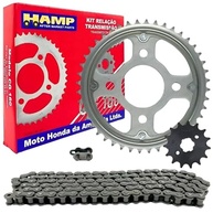 Kit Relação Completa CG 160 HAMP: Coroa, Pinhão e Corrente Reforçada para Máxima Performance - imagem 2
