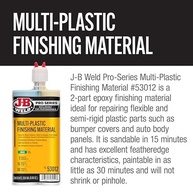 J-B Weld Multiplástico Pro-Series - Reparo Automotivo de Alta Performance | 200ml + Misturadores - imagem 3