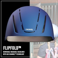 Capacete Troxel Spirit Performance: Segurança e Estilo para Cavaleiros | Periwinkle, Tamanho M - imagem 4